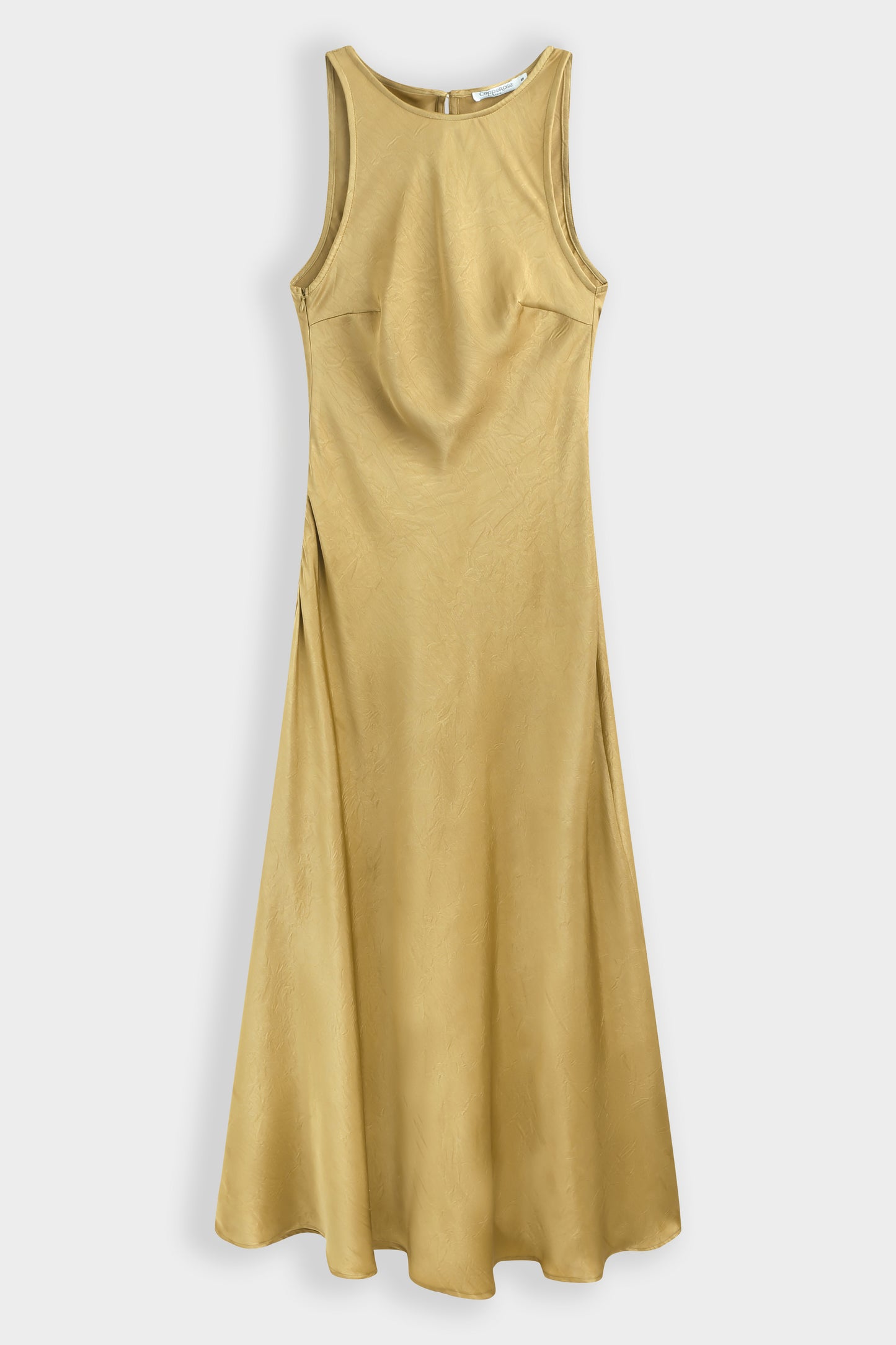 Textured satin dress