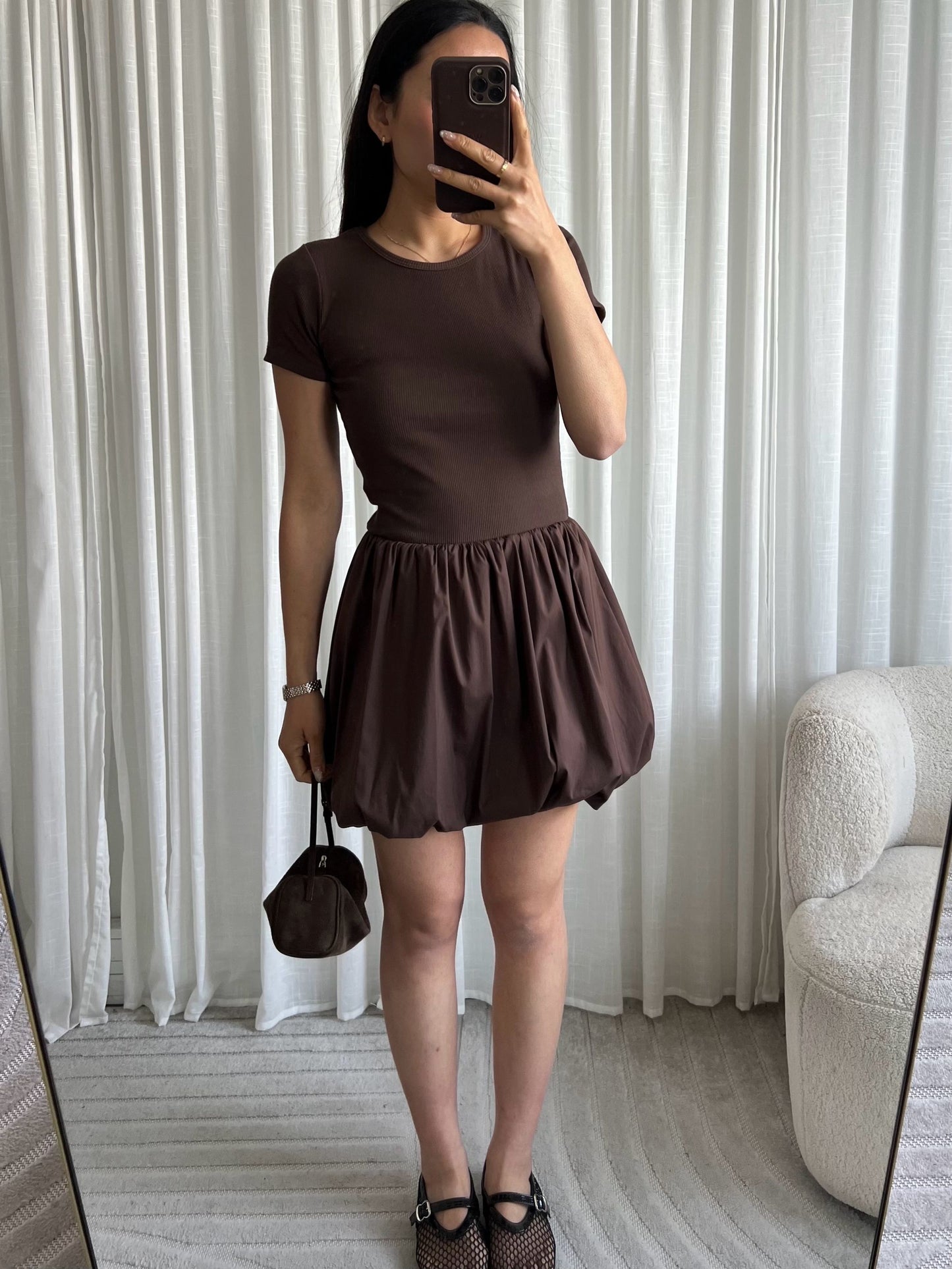 Balloon mini dress