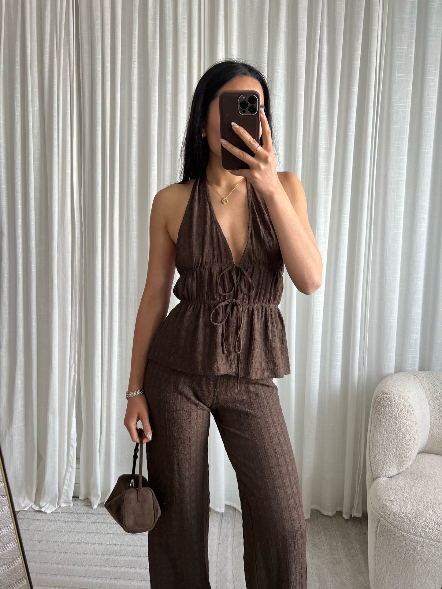 Smocked stretchy top