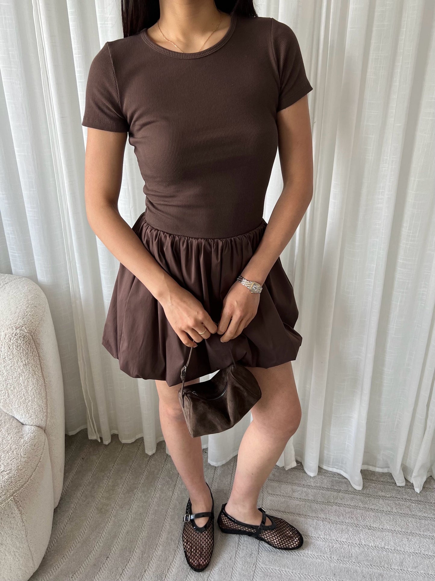 Balloon mini dress